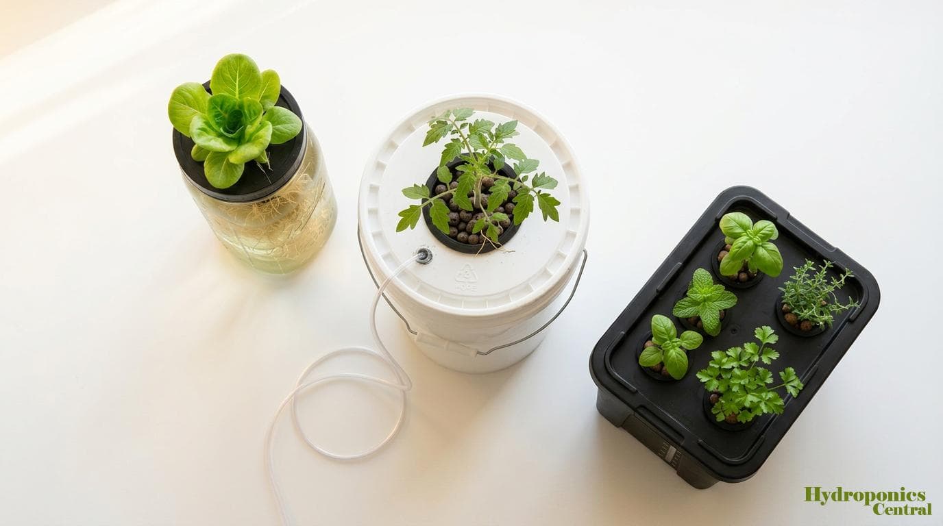 DIY Hydroponic Garden: 3 Builds Ranked by Skill Level (With 2026 Parts Lists)